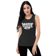 Load image into Gallery viewer, Ladies’ Muscle Tank w/ White Logo